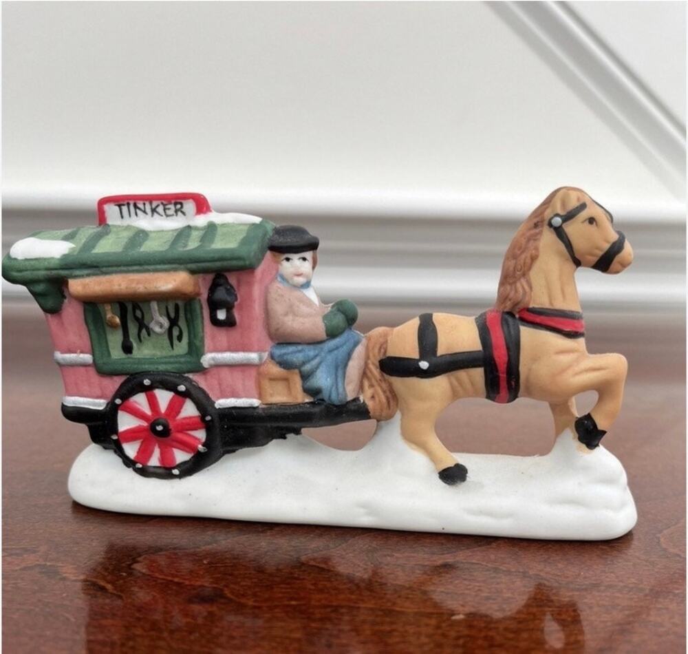 Victorian Village Collectibles The Old Towne Tinker Christmas With Box 1997